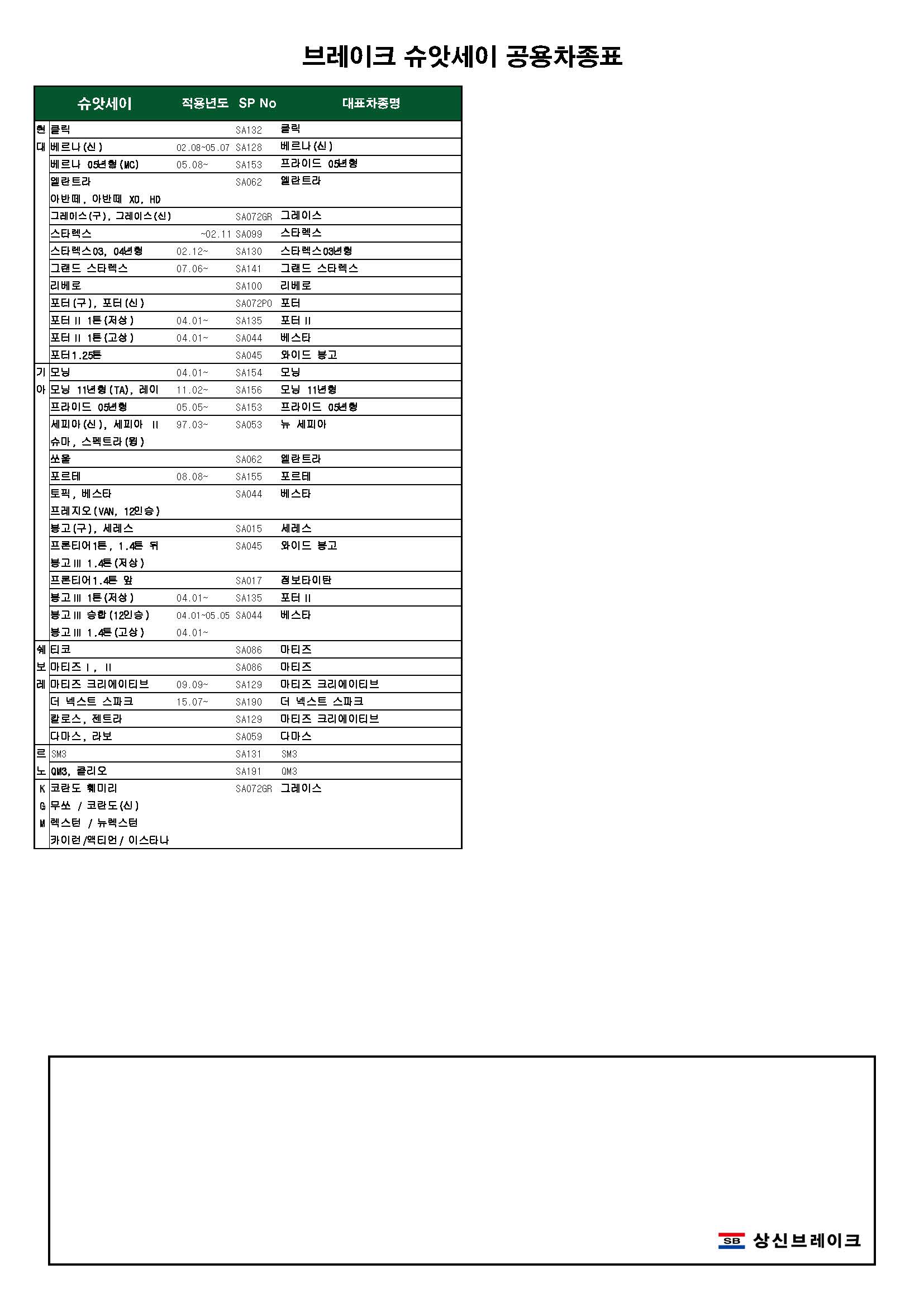 공용차종표 이미지