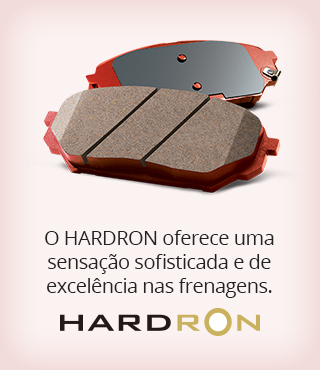 HARDRON, providing an excellent and sophisticated feeling when braking.