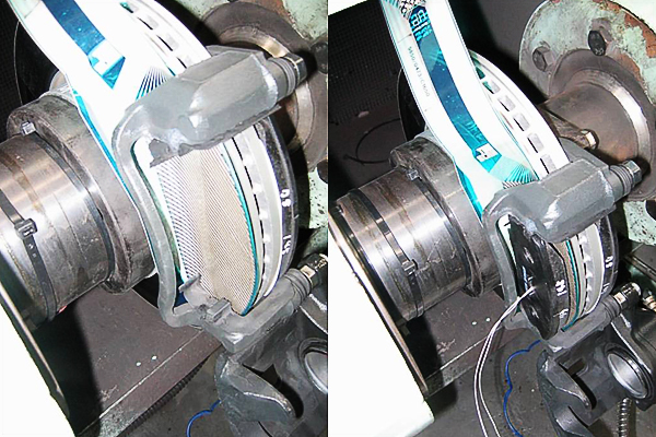 Measurement of the Surface Pressure of Friction Materials